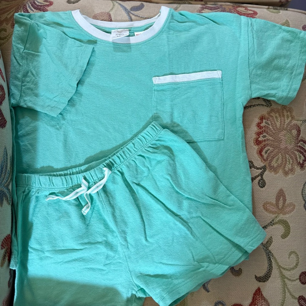 Zara Kids Teal Set